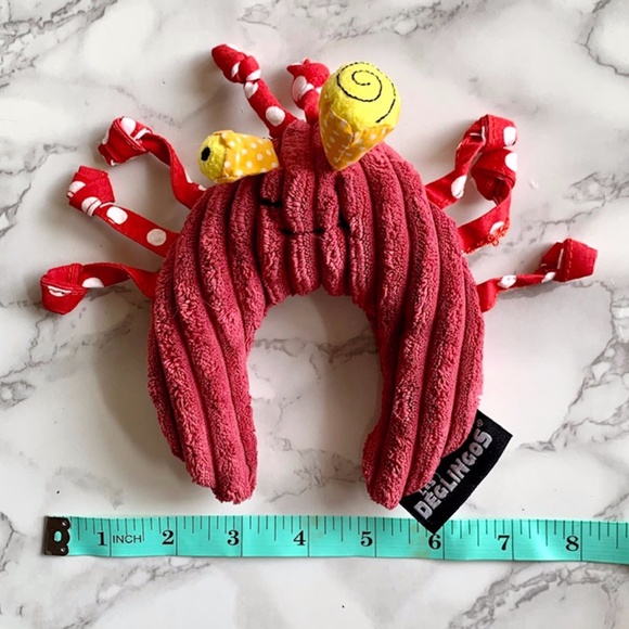 DEGLINGOS Baby Rattle - Baby Lobster Crab NWOT - Picture 6 of 6